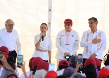 Claudia Sheinbaum pone en marcha en Tamaulipas programa Salud Casa por Casa y reconoce labor del gobernador Américo Villarreal