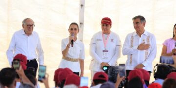 Claudia Sheinbaum pone en marcha en Tamaulipas programa Salud Casa por Casa y reconoce labor del gobernador Américo Villarreal