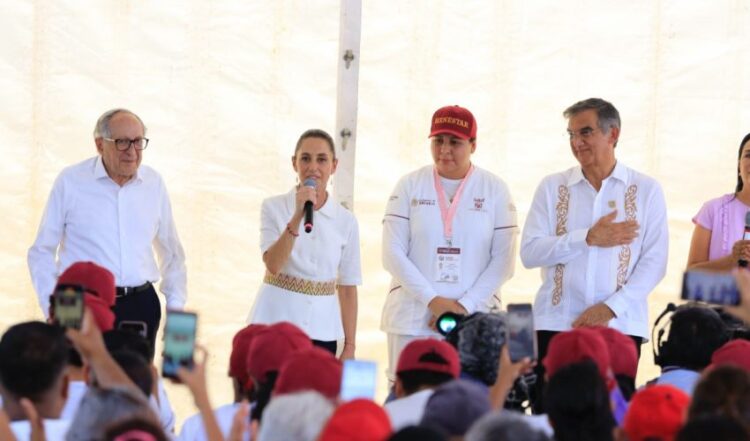 Claudia Sheinbaum pone en marcha en Tamaulipas programa Salud Casa por Casa y reconoce labor del gobernador Américo Villarreal