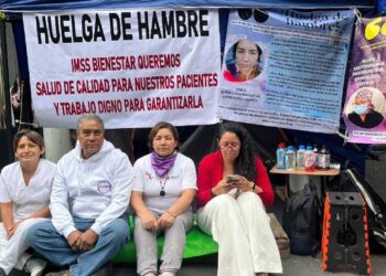 Empleados del IMSS Bienestar exigen basificación, medicamentos y condiciones laborales dignas