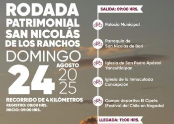 San Nicolás de los Ranchos alista rodada en Festival del Chile en Nogada