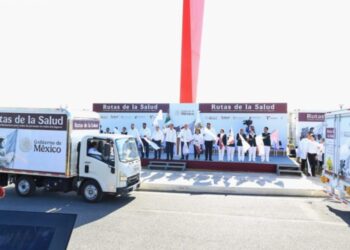 Da Américo banderazo histórico a las Rutas de la Salud en Tamaulipas; garantizan abasto de medicamentos