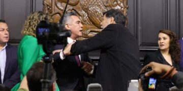 Escándalo en el Senado: ‘Alito’ Moreno y Fernández Noroña se enfrentan con insultos y golpes