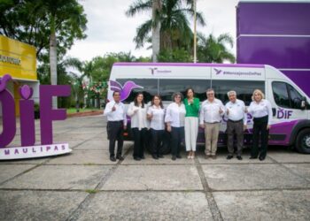 Fortalece DIF Tamaulipas red de transporte adaptado en los 43 municipios