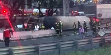 Explosión en Puente de la Concordia: nuevas imágenes muestran trayectoria de la pipa