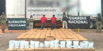 Ejército y Guardia Nacional decomisan más de una tonelada de drogas sintéticas en Sonora