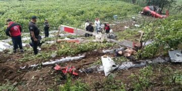 Se desploma helicóptero en Edomex; confirman dos personas fallecidas