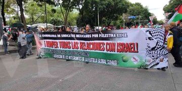 Marcha pro Palestina en CDMX deja cierres viales y enfrentamientos aislados