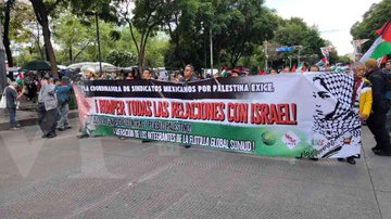 Marcha pro Palestina en CDMX deja cierres viales y enfrentamientos aislados