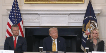 Trump acusa que los cárteles controlan México, pero reconoce a Sheinbaum como “una mujer valiente”