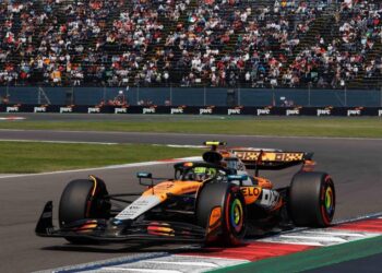 Lando Norris sorprende y lidera la última práctica del Gran Premio de México 2025
