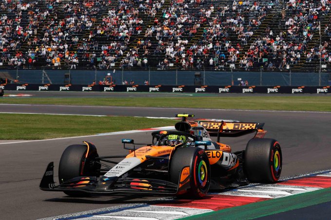 Lando Norris sorprende y lidera la última práctica del Gran Premio de México 2025