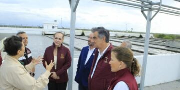 Supervisa Américo rehabilitación de tratadora de aguas residuales en Nuevo Laredo