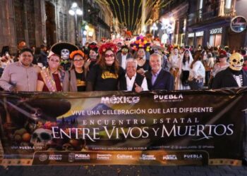 Desfile “Entre Vivos y Muertos”, identidad que reafirma riqueza cultural de Puebla