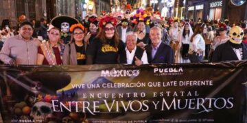 Desfile “Entre Vivos y Muertos”, identidad que reafirma riqueza cultural de Puebla