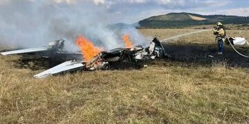 Avioneta se desploma en Purépero, Michoacán; cinco personas resultan heridas