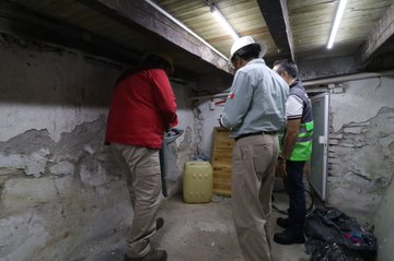 Descubren posible toma clandestina de hidrocarburo en vivienda de la colonia Observatorio