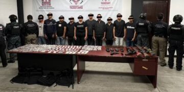 Operativo en Chiapas desarticula célula del CJNG: 12 detenidos y decomiso de arsenal