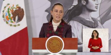 Sheinbaum aborda empleo, educación y relación con EUA en la mañanera del 8 de diciembre