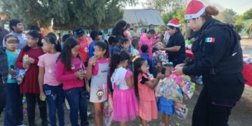 Con juguetes y convivencia, Guardia Estatal impulsa prevención social del delito en San Carlos