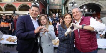 En un ambiente de paz, celebran gobierno estatal y municipal récord guinness de rosca monumental