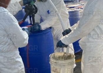 FGR incinera toneladas de químicos asegurados en investigaciones federales
