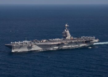Portaviones USS Gerald Ford entra al Mediterráneo en medio de presión de EU sobre Irán