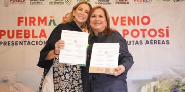 Firman convenio Puebla y San Luis Potosí para impulsar turismo en ambas entidades