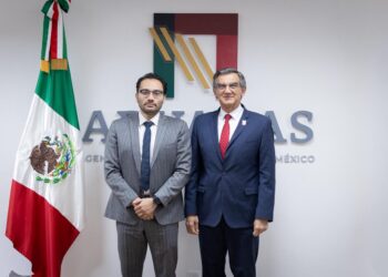 Impulsa gobernador de Tamaulipas agenda aduanera estratégica con nuevo titular de la ANAM para fortalecer el desarrollo económico y logístico del país