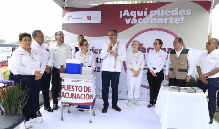 Arranca Américo Semana Nacional de Vacunación en Tamaulipas; aplicarán más de 48 mil dosis