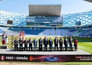 Puebla está en el Mundial, juego Perú vs España proyecta al estadio internacionalmente