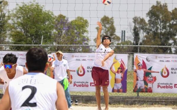 Puebla recibe voleibol de playa en el marco de la Olimpiada Nacional