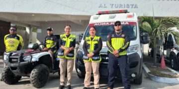 Refuerza Protección Civil Tamaulipas operativo de atención y seguridad en Playa Miramar durante periodo vacacional