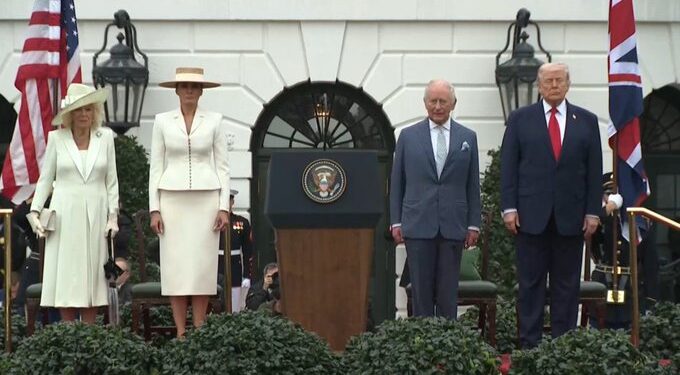 Trump recibe a Carlos III y busca reforzar la alianza con Reino Unido