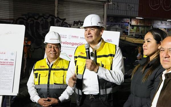 Avanza pavimentación de Prolongación Reforma; obra del gobierno estatal impactará a miles poblanos
