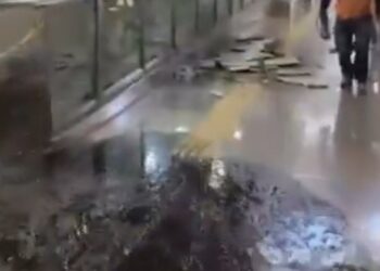 Fuga de aguas negras en el AICM enciende alertas previo al Mundial 2026