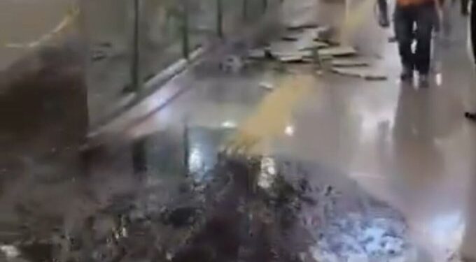 Fuga de aguas negras en el AICM enciende alertas previo al Mundial 2026