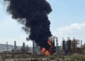 Columna de humo en refinería de Tula alarma a población; Pemex descarta daños