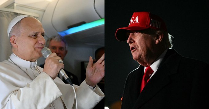 Indignación en EE.UU. por declaraciones de Trump contra el Papa León XIV