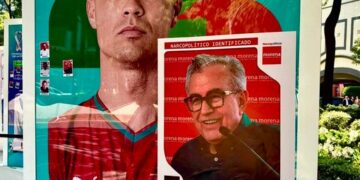 Protesta política interviene exposición del Mundial 2026 en Paseo de la Reforma