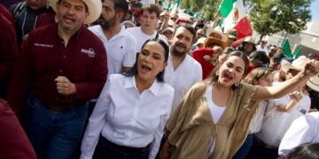 Maru Campos responde a protesta de Morena y PAN cierra filas en su defensa
