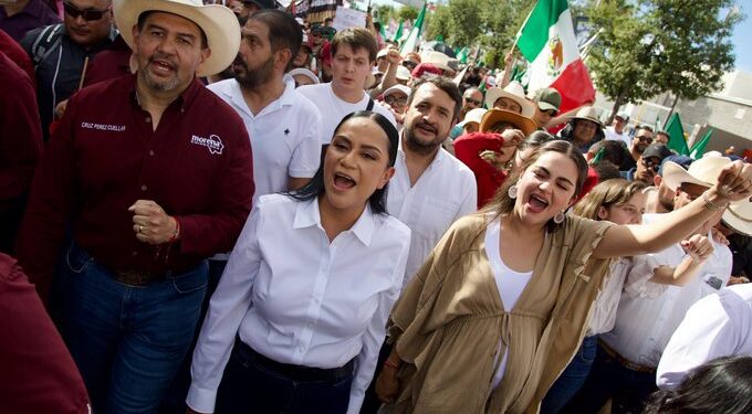 Maru Campos responde a protesta de Morena y PAN cierra filas en su defensa