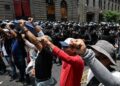 CNTE mantiene protestas en CDMX; Segob alerta riesgos por plantón en el Zócalo