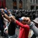 CNTE mantiene protestas en CDMX; Segob alerta riesgos por plantón en el Zócalo