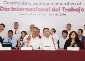 Puebla reafirma soberanía laboral en el Día del Trabajo