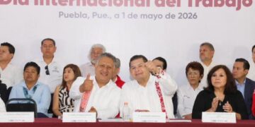 Puebla reafirma soberanía laboral en el Día del Trabajo
