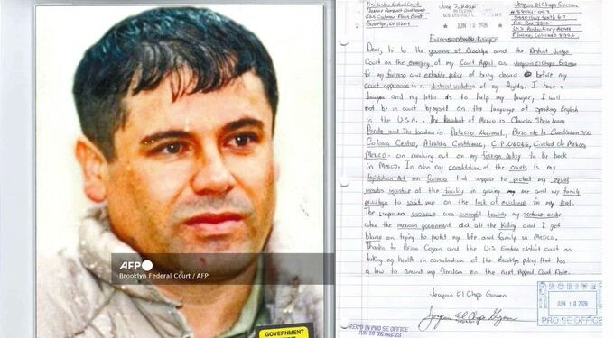 El Chapo solicita apoyo para regresar a México y pide a corte de EU contactar a Sheinbaum