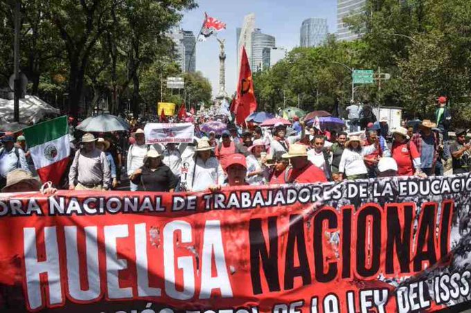 Sección 22 de la CNTE mantiene la huelga nacional y ratifica plantones y movilizaciones