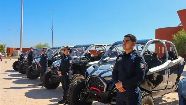 Estados Unidos entrega 34 vehículos a Sonora para fortalecer la primera patrulla fronteriza estatal de México