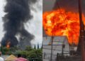 Explosión de cuatro autotanques de gas en Puebla obliga a evacuar a más de 2 mil personas